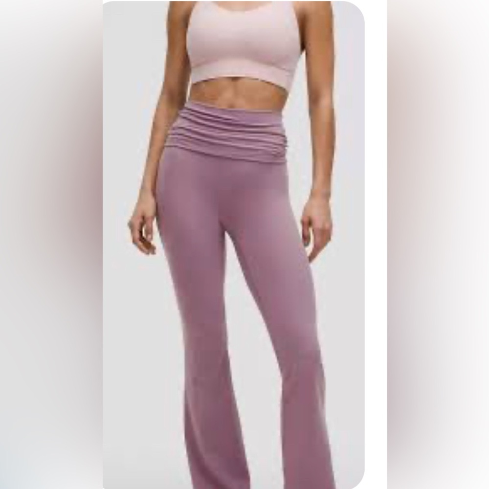 Lululemon Groove Nulu Foldover-Waist Flared Pant.